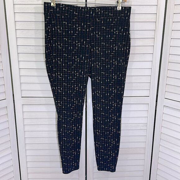 Old Navy Leggings Size Large Black & White - Picture 2 of 9